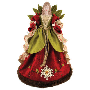 Folk Art Angel Tree Topper Folk Art Angel Tree Topper