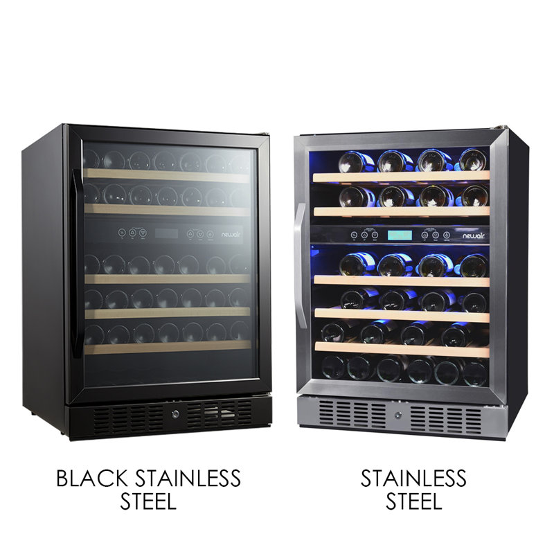 NewAir 46 Bottle Dual Zone Convertible Wine Cooler & Reviews Wayfair