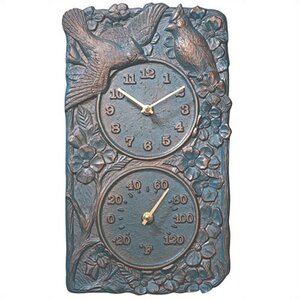 Cardinal Clock Themometer