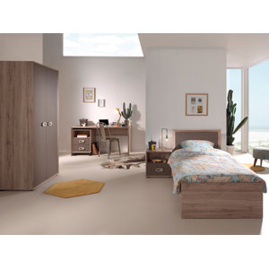5-tlg. Schlafzimmer-Set Emma, 90 x 200 cm von Vi..