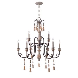 Hassan 9-Light Candle-Style Chandelier