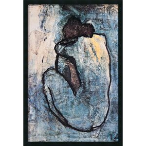 'Blue Nude' by Pablo Picasso Framed Painting Print