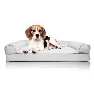 Quilted Orthopedic Sofa-Style Dog Bed