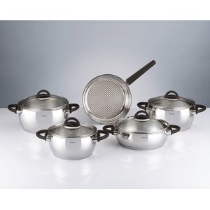 Bahama 9 Piece Stainless Steel Cookware Set