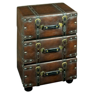 Faux Leather Bedside Cabinet Wayfair Co Uk 3 Drawer Bedside Table