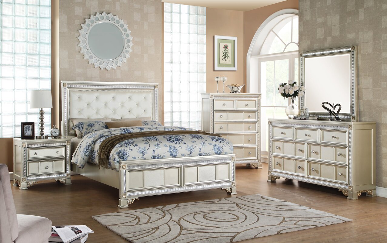 Fairfax Home Collections Tiffany Panel Configurable Bedroom Set ...