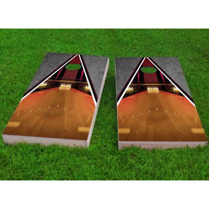 Bowling Lane Cornhole Game (Set of 2)