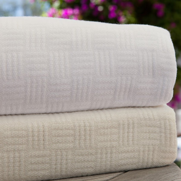 Maison International Luxury Rayon from Bamboo Cotton Weave Blanket