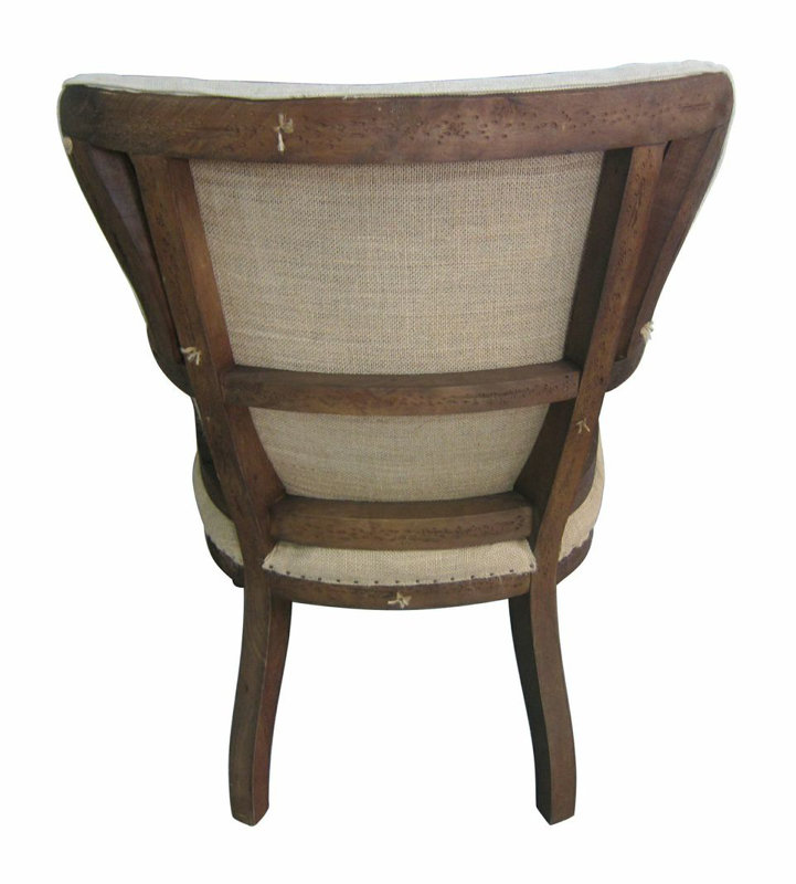 White x White Renson Barrel Chair & Reviews Wayfair