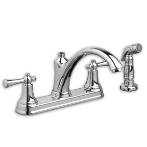 Portsmouth Double Handle Kitchen Faucet with Side Spray
