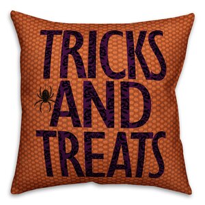 Tricks and Treats Throw Pillow