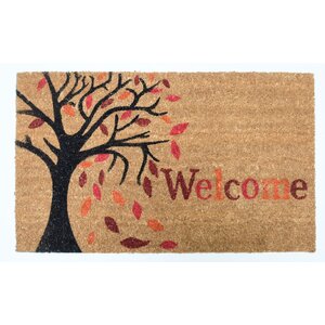 Buy Harvest Welcome Tree Doormat!