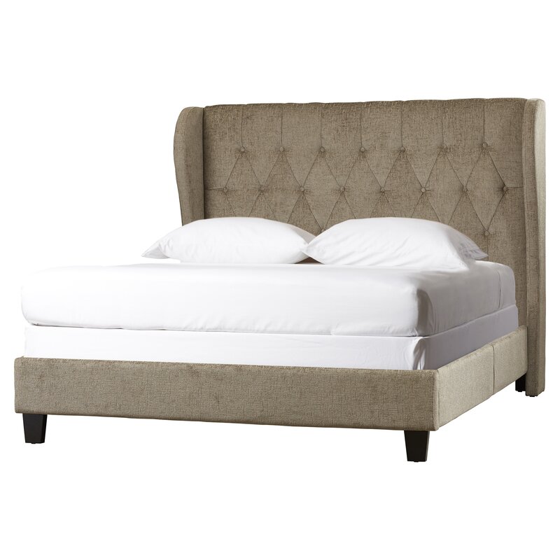 Elizabeth Queen Upholstered Platform Bed & Reviews | Joss & Main