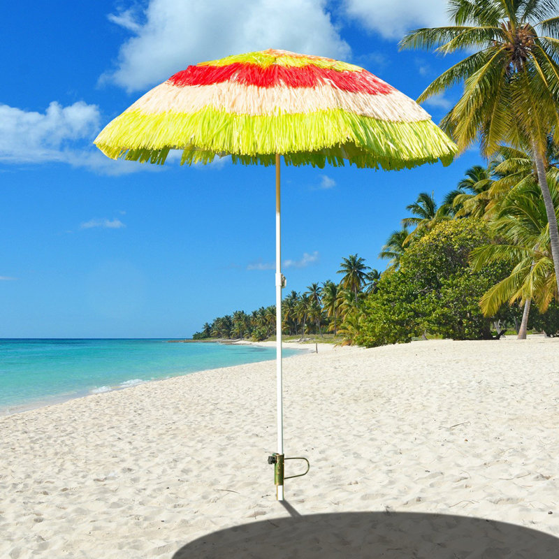 Outsunny 1.6m Beach Parasol & Reviews | Wayfair.co.uk