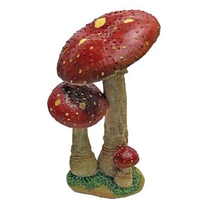 Mystic Forest Mushroom Garden Statue
