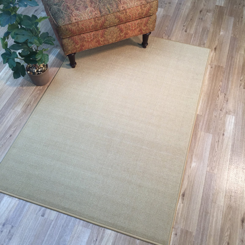 Three Posts Harland Maxy Home Solid Single Plain Ivory Area Rug Harland Maxy Home Solid Single Plain Ivory Area Rug