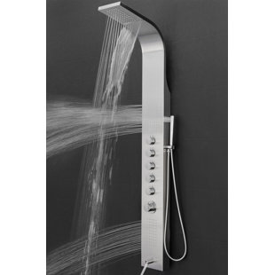 Shower Faucets Systems You Ll Love Wayfair Temperature Control Multi Function Shower Tower Panel Mage System W Handheld Wand Includes Rough In Valve