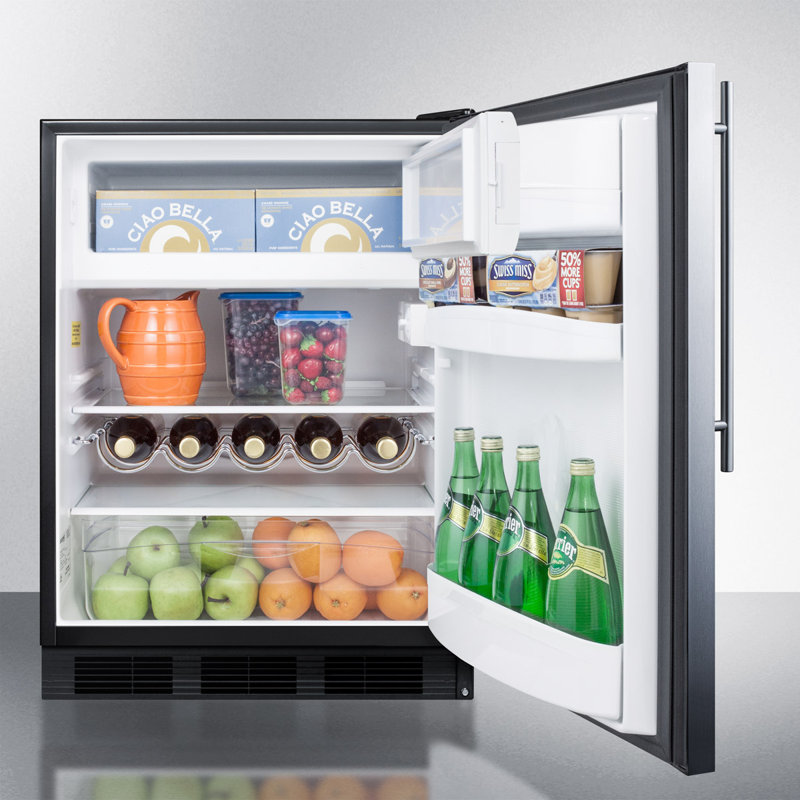 Summit Liance Built In 24 Inch 5 1 Cu Ft Convertible Summit Built In 24 Inch 5 1 Cu Ft Convertible Undercounter Refrigerator With