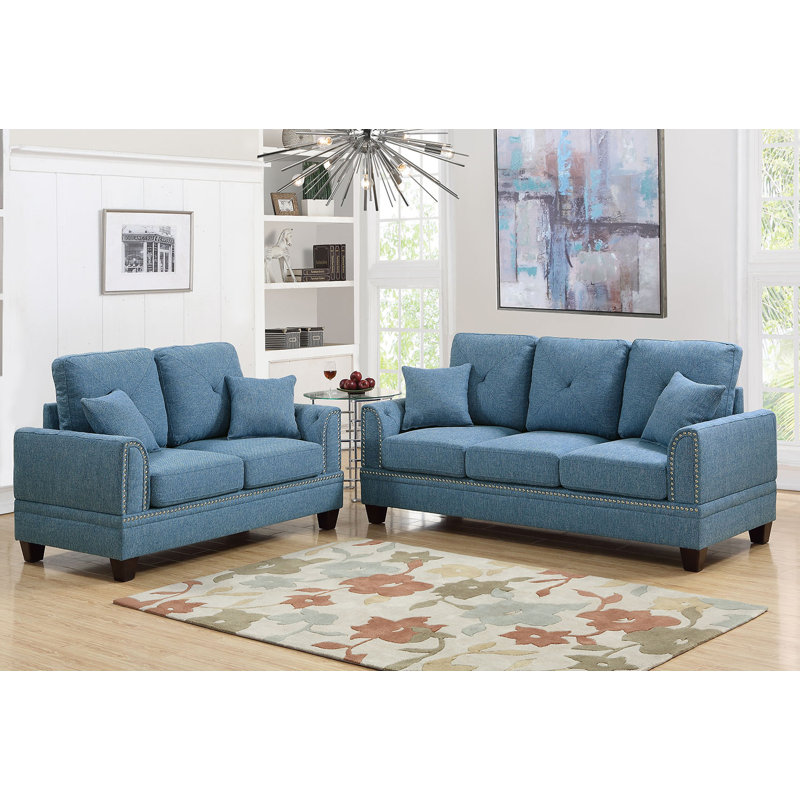 Charlton Home Findlay 2 Piece Living Room Set Reviews Wayfair Findlay 2 Piece Living Room Set
