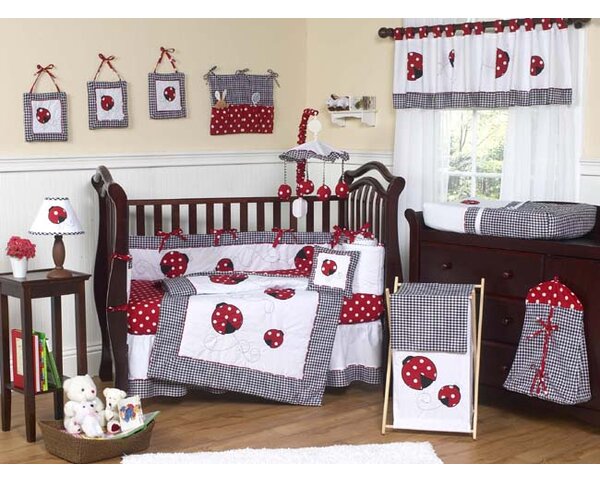 Sweet Jojo Designs Little Ladybug 9 Piece Crib Bedding Set ...