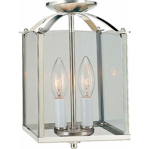 2-Light Pendant or Semi Flush Mount