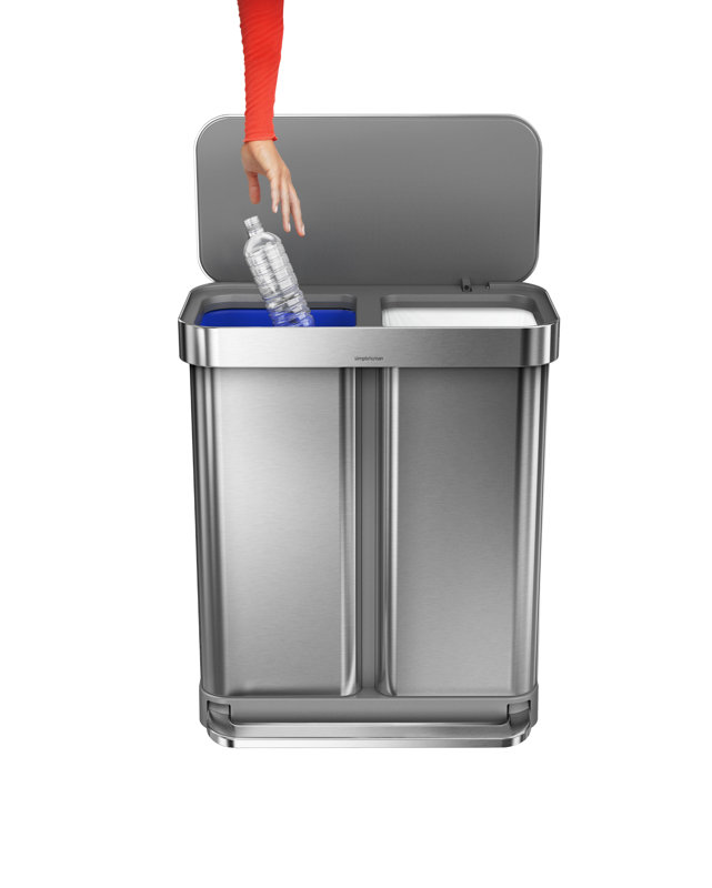 trash can double compartment