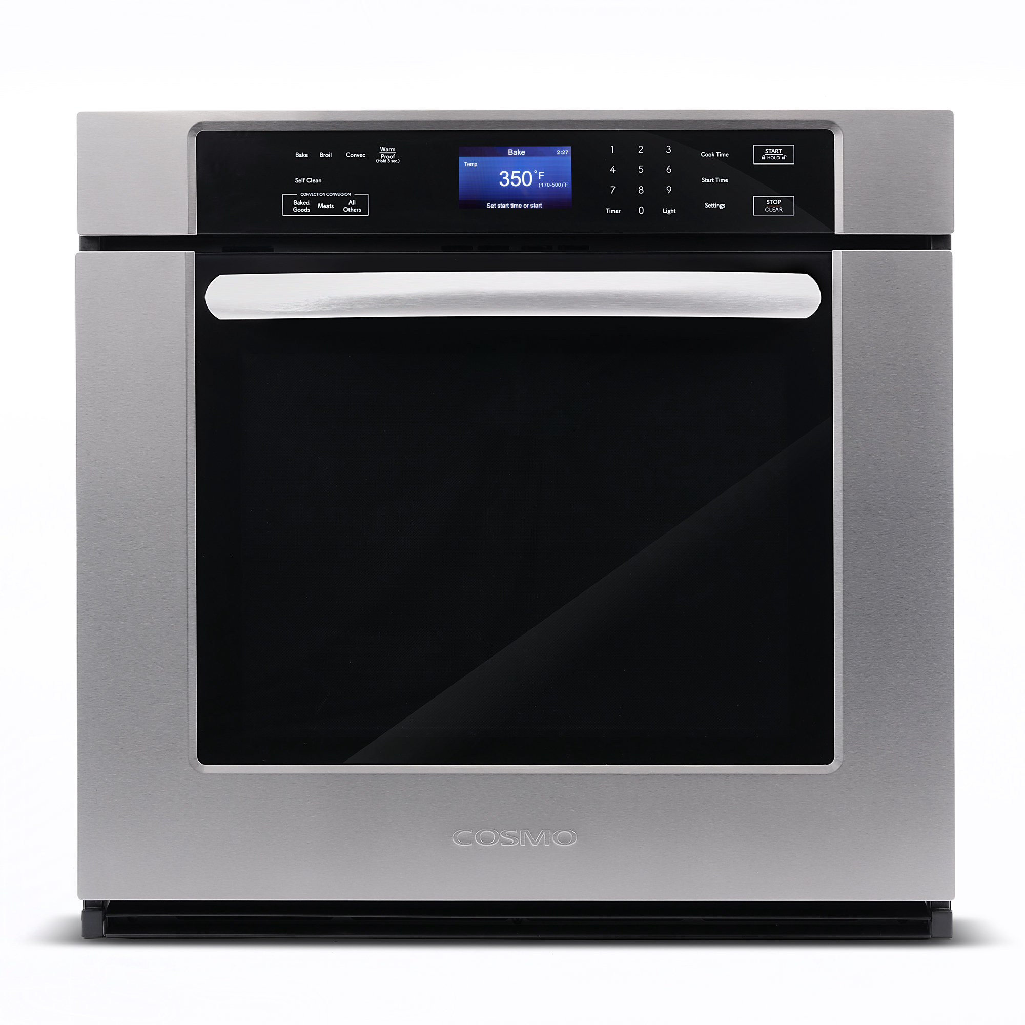 Cosmo 30 Self Cleaning Convection Electric Single Wall Oven Wayfair