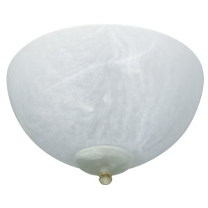 2-Light Bowl Ceiling Fan Light Kit