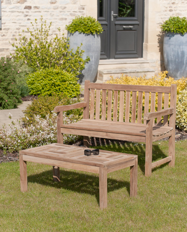 Garten Living Loungetisch Xantippe aus Teak & Bewertungen Wayfair.de