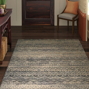 Mudroom Rug Wayfair Amasa Black Gray Area Rug