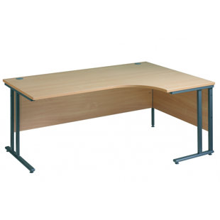 Home Haus Commercial Office Desks Wayfair Co Uk Maestro 25 Gl Desk S With Cable Management