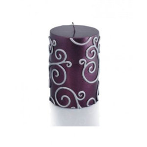 Scroll Pillar Candle