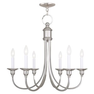 Eckard 6-Light Candle-Style Chandelier