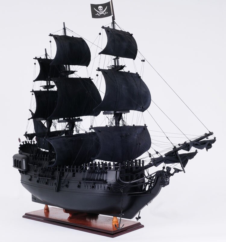 Old Modern Handicrafts Black Pearl Pirate Model Ship & Reviews | Wayfair