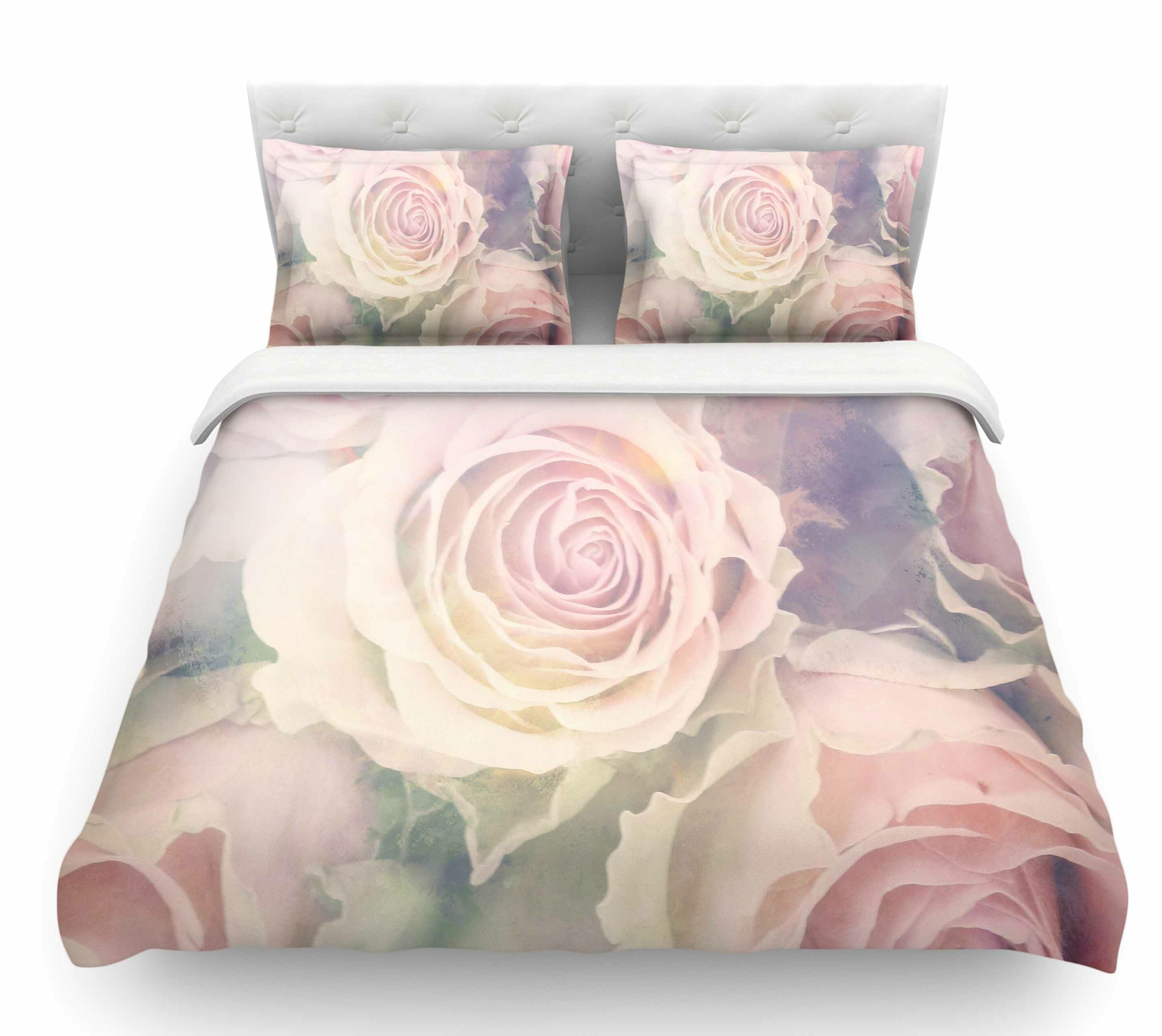 East Urban Home Faded Beauty By Suzanne Carter Blush Floral