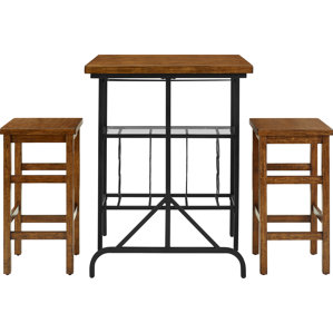 Ordway 3 Piece Dining Set by Loon Peak