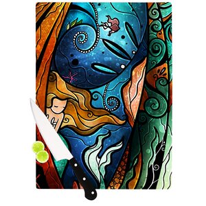 Fathoms Below Mermaid Cutting Board