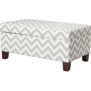 Adrielle Chevron Storage Ottoman by Zi..