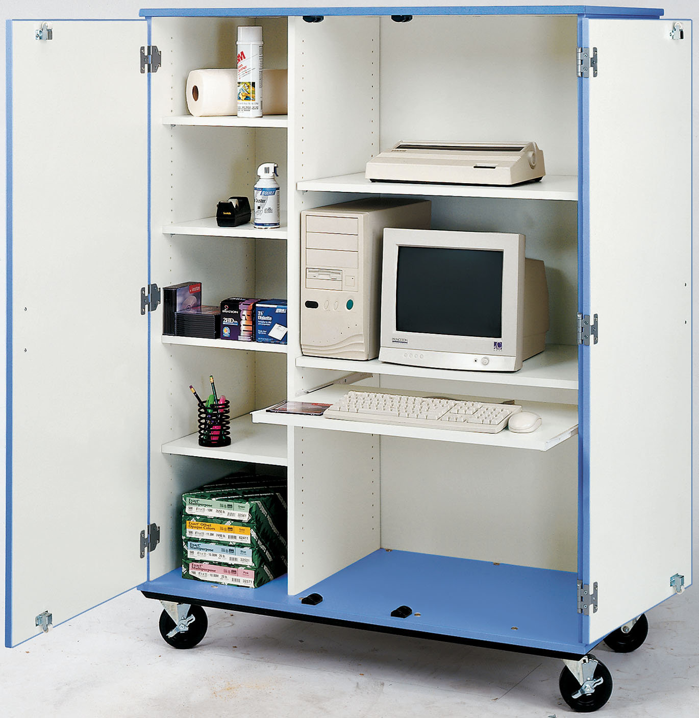 Stevens ID Systems Mobiles 12 Compartment Classroom with