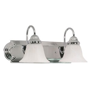 Gurney 2-Light Glass Vanity Light