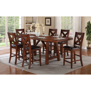 Corvallis 7 Piece Dining Set by Loon Peak