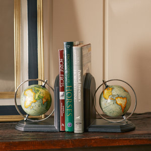 Buchstützen Globetrotter von ClassicLiving