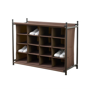 Closet Shoe Shelves Wayfair Closetmax 16 Pair Shoe Rack