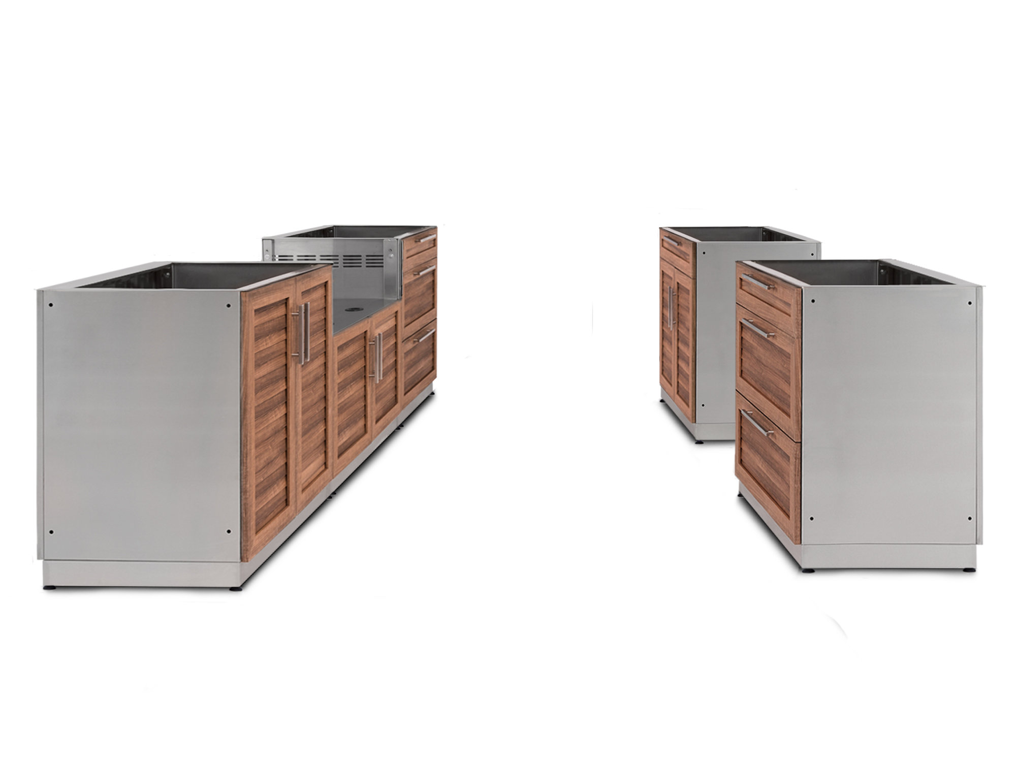 Newage Products 185 5 Piece Modular Outdoor Kitchens Wayfair