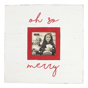 Oh So Merry Christmas Picture Frame
