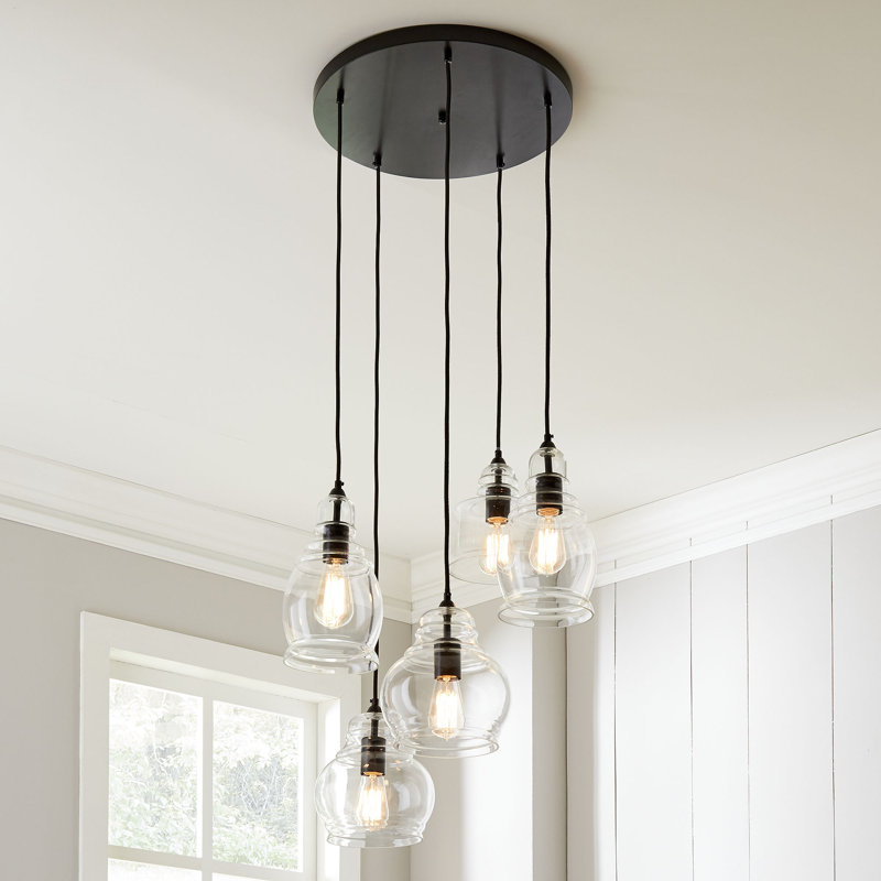 5Light Cluster Bell Pendant & Reviews Joss & Main