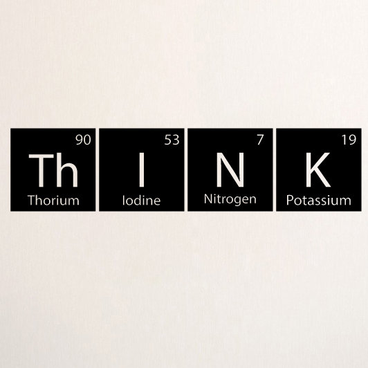 Think Periodic Table Wall Decal Allmodern Think Periodic Table Wall Decal
