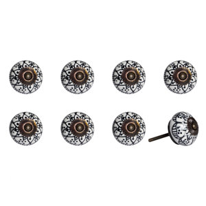 Handpainted Round Knob (Set of 8)