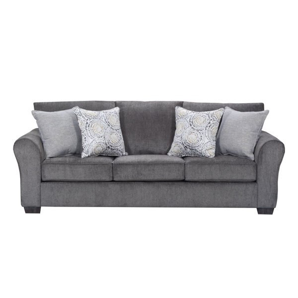 Simmons Charcoal Sofa Wayfair