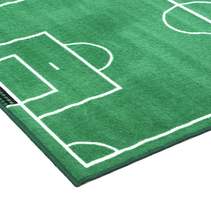 Fun Rugs Time Soccer Field Sports Area Rug Reviews Wayfair Ca Fun Time Soccer Field Sports Area Rug